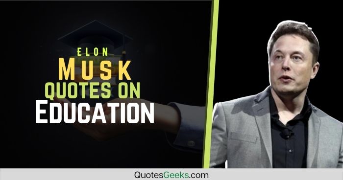 elon musk quotes on education