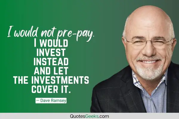 I would not pre-pay. I would invest instead and let the investments cover it